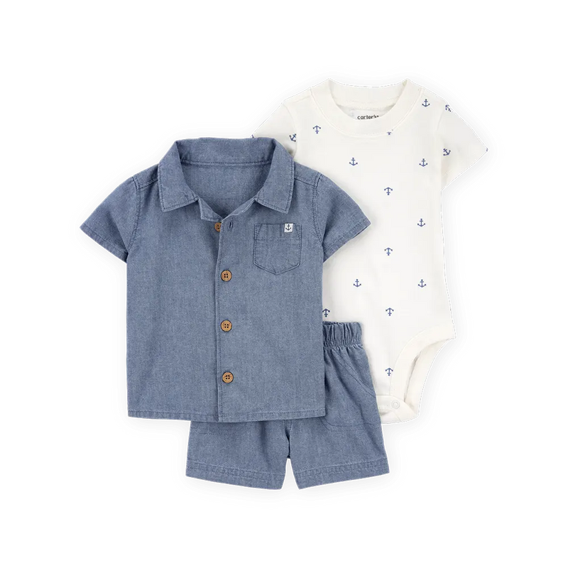 Carter's Baby Boy 3-Piece Set - Anchor