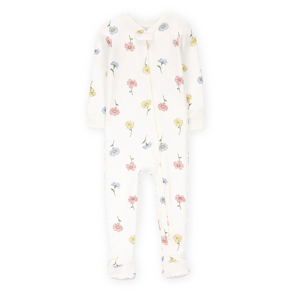 Pyjama dors-bien PurelySoft floral bébé fille