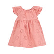 Robe en coton broderie anglaise bébé fille - Rose