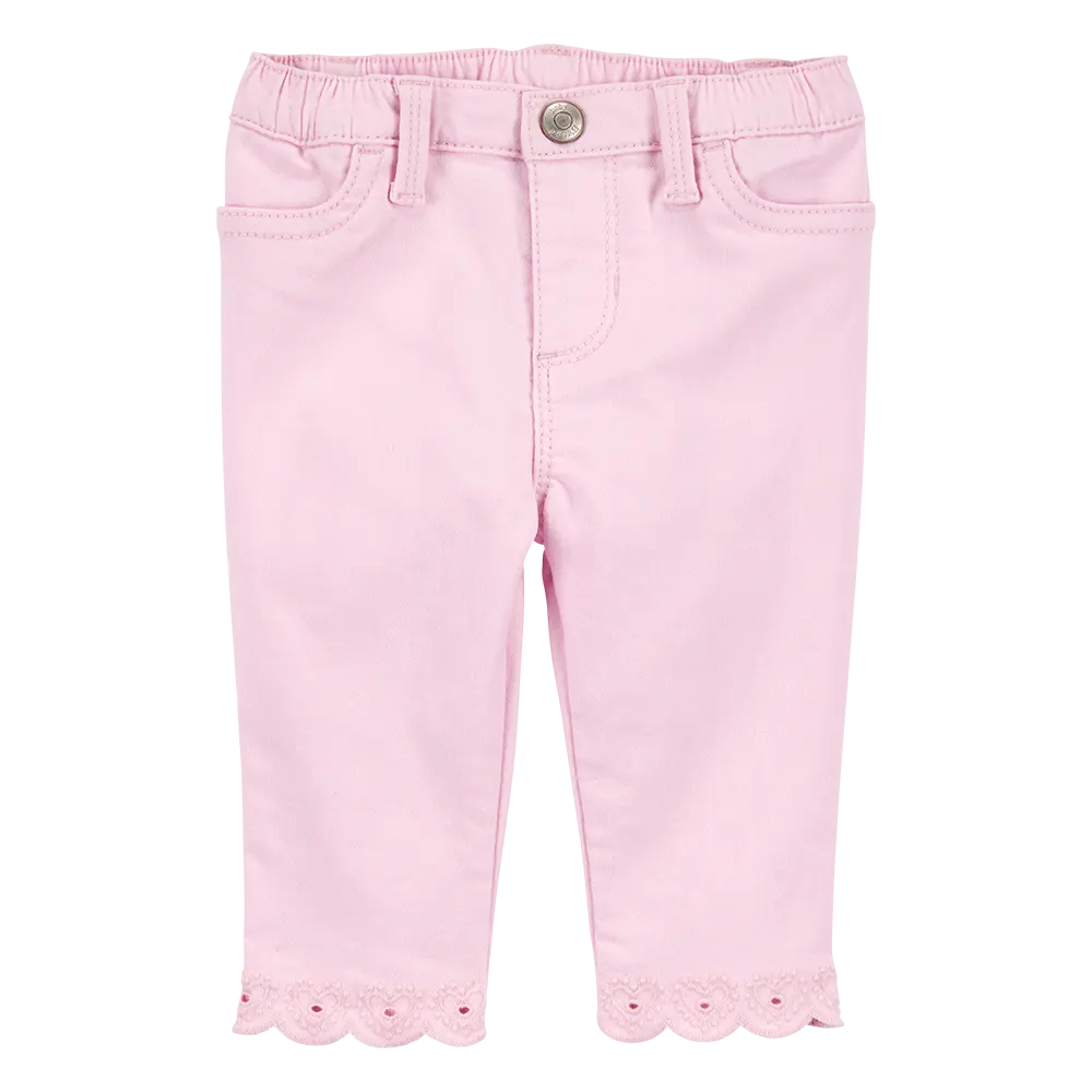 Pantalon à ourlet brodé bébé fille - OshKosh Rose