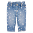 Jean "paperbag" pour bébé fille - Bleu