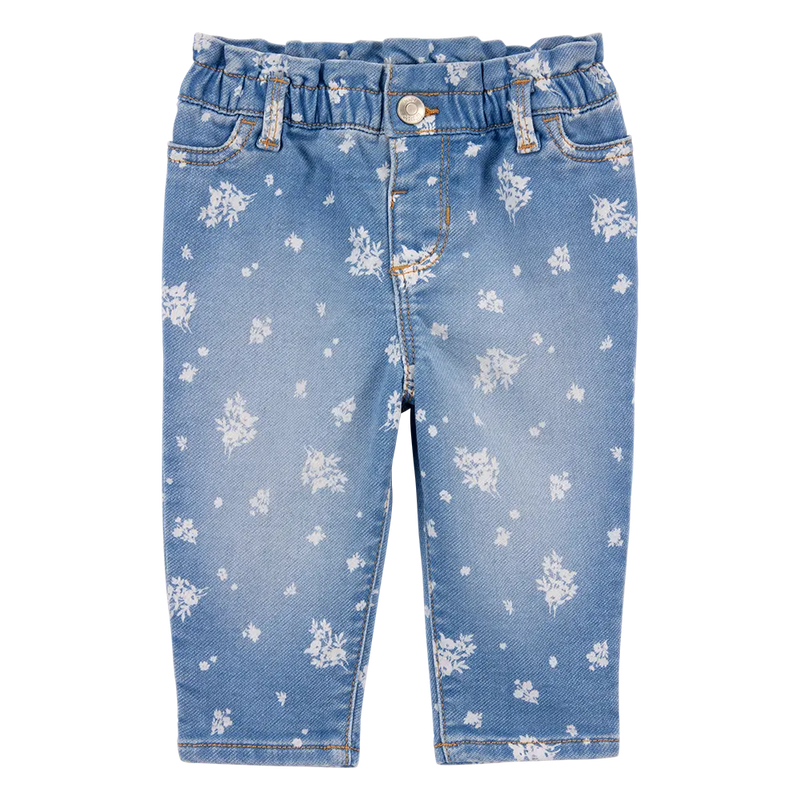 Jean Paperbag Bébé Fille OshKosh - Bleu