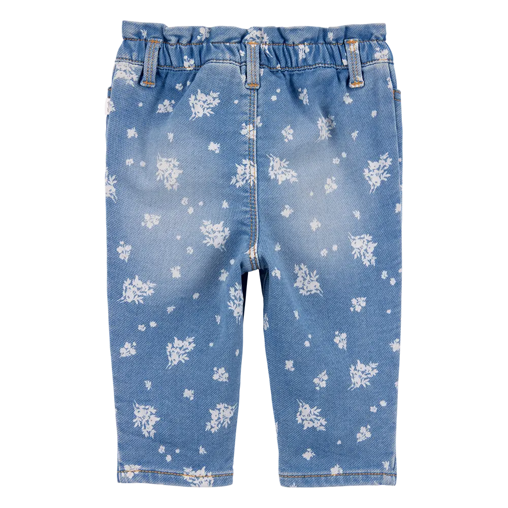 Jean paperbag para bebé niña OshKosh - Azul