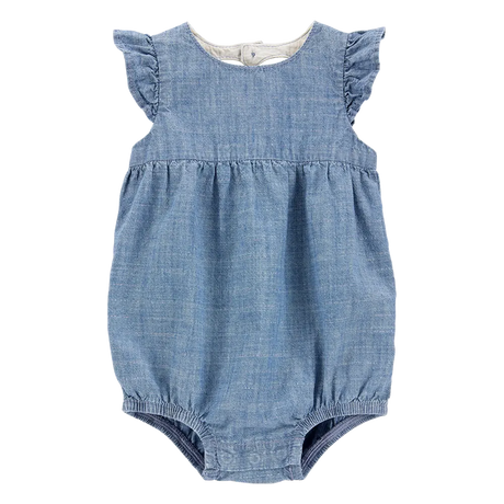 Barboteuse à Bulles Cœur Bébé Fille OshKosh - Bleu