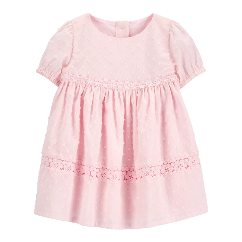 Robe Babydoll Texturée Bébé Fille OshKosh - Rose