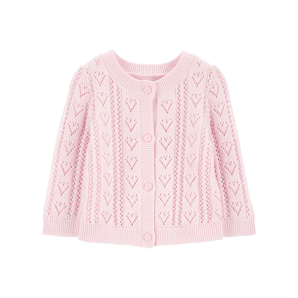 Cardigan en tricot à cœurs bébé fille - OshKosh