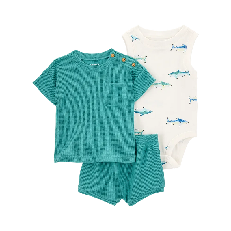 Carter's Baby Boy 3-Piece Set - Shark