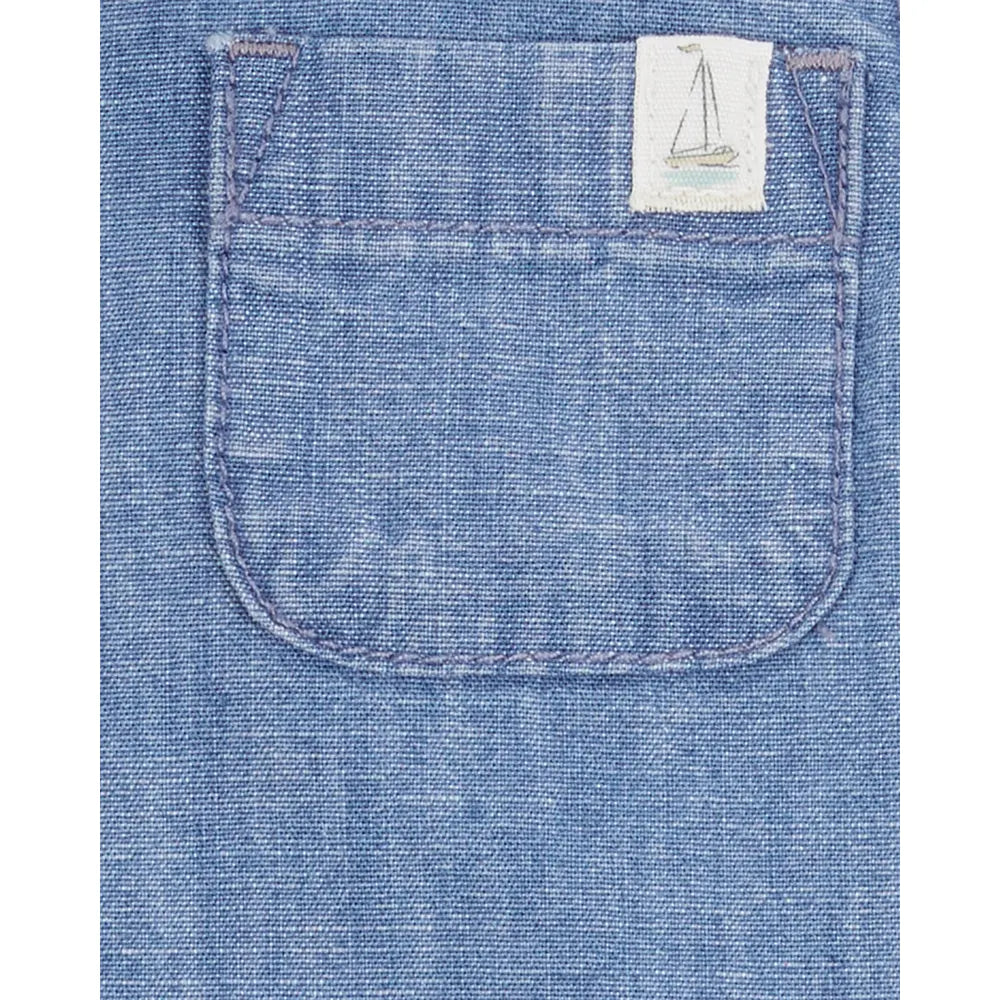 Ensemble 3 pièces tropical pour bébé garçon - Coton