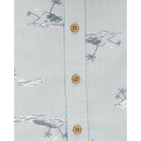 Ensemble chemise et short bébé garçon - Bleu