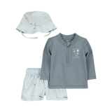 Ensemble maillot de bain anti-UV 3 pièces bébé garçon