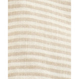 Robe rayée en coton avec bandeau bébé fille