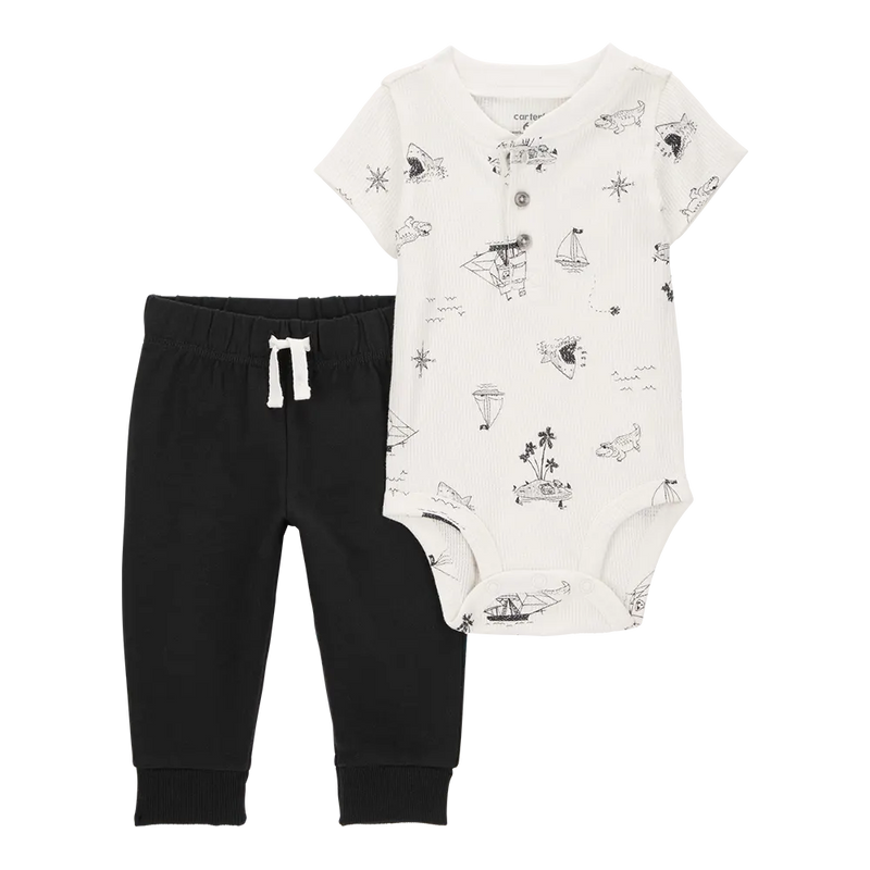 Carter's Baby Boy Bodysuit & Pants Set - Pirate