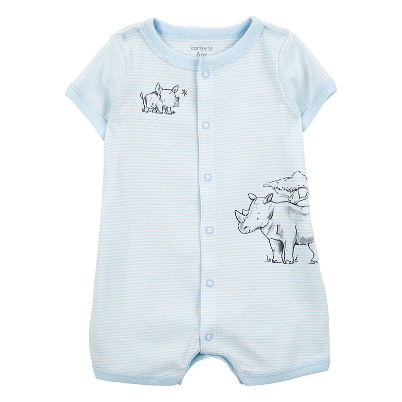 Mameluco a rayas para bebé niño Carter's - Rinoceronte