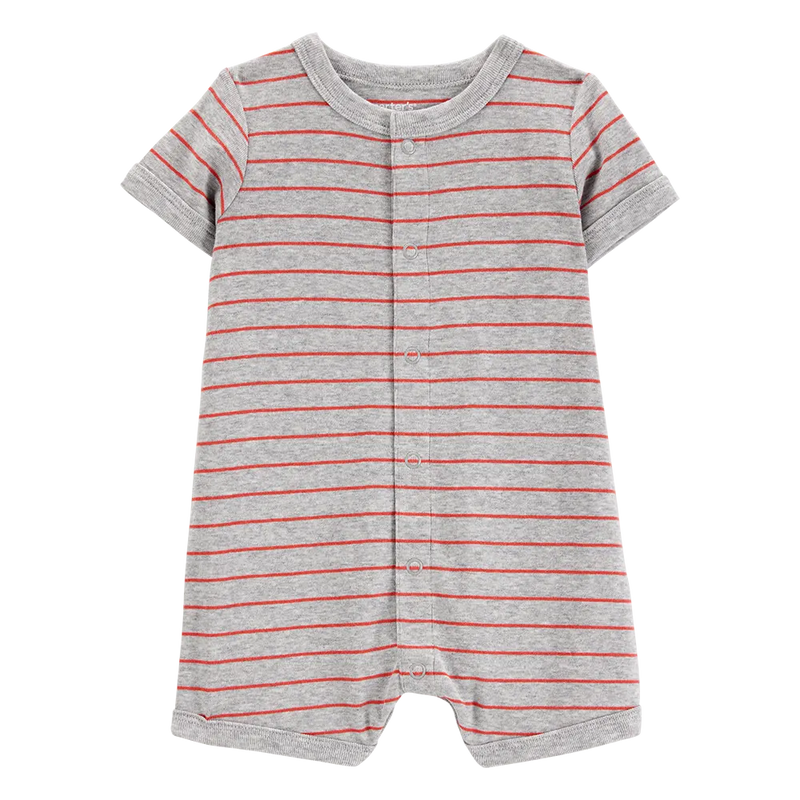 Carter's Baby Boy Striped Romper - Crab