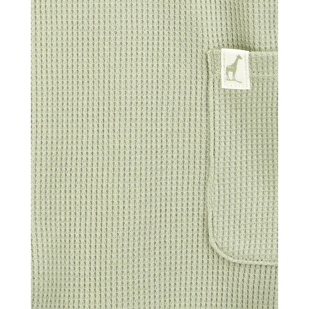 Carter's Baby Boy Short-Sleeve Romper - Olive