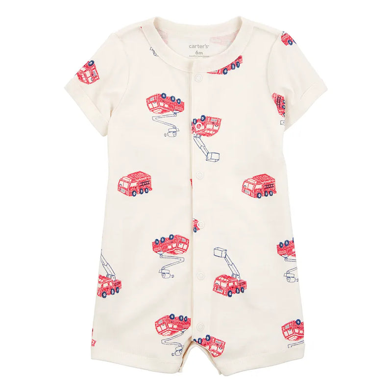 Mameluco de manga corta para bebé niño Carter's - Bombero