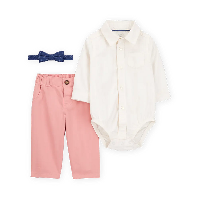 Ensemble 3 Pièces avec Nœud Papillon Bébé Garçon Carter's
