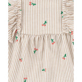 Carter's Baby Girl 3-Piece Set - Cherry & Stripes