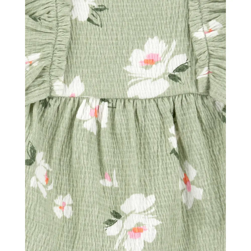 Conjunto de 3 piezas de gasa para bebé niña Carter's - Floral