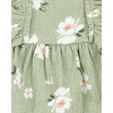Conjunto de 3 piezas de gasa para bebé niña Carter's - Floral