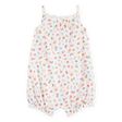 Barboteuse en coton floral pour bébé fille