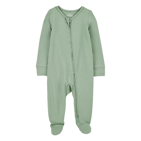 Pyjama dors-bien PurelySoft zippé bébé - Vert