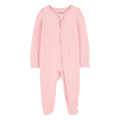 Mameluco PurelySoft con cremallera para bebé niña Carter's - Rosa