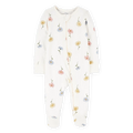 Pelele PurelySoft con cremallera y estampado floral para bebé niña
