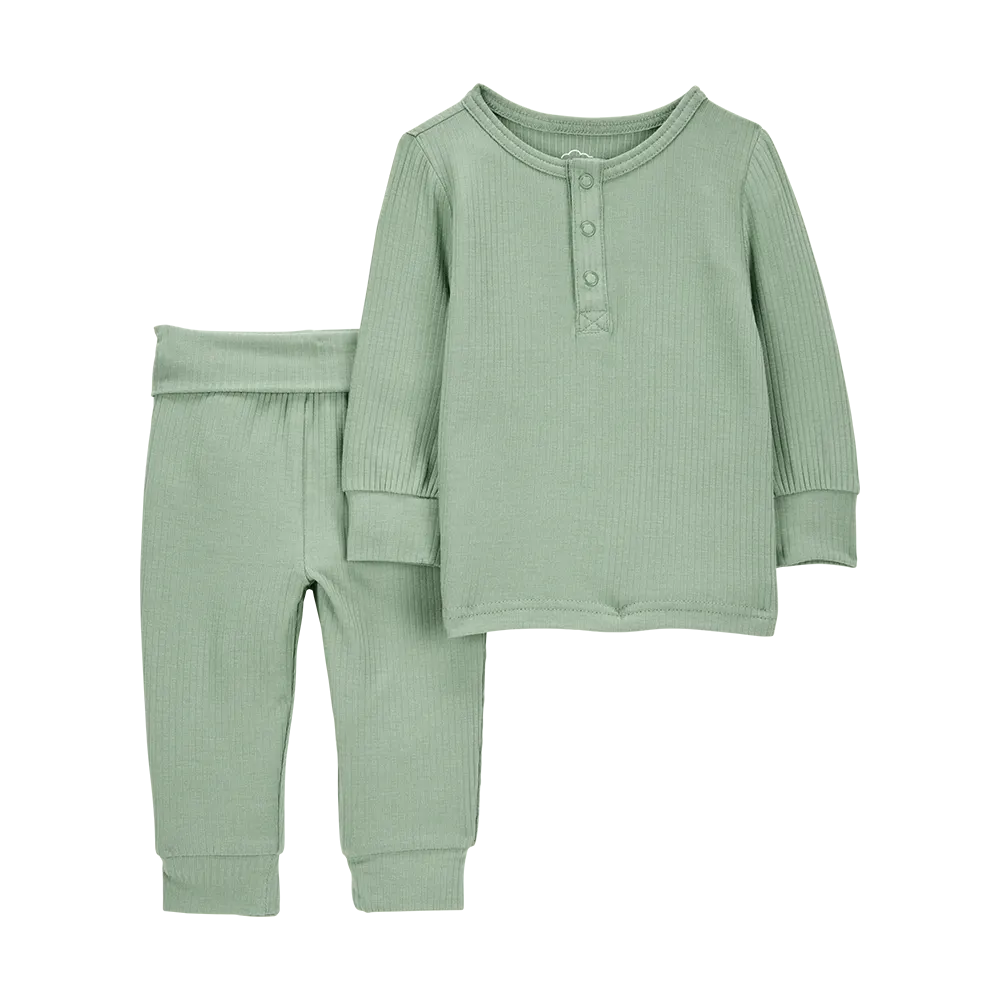 Ensemble 2 pièces PurelySoft bébé - Vert