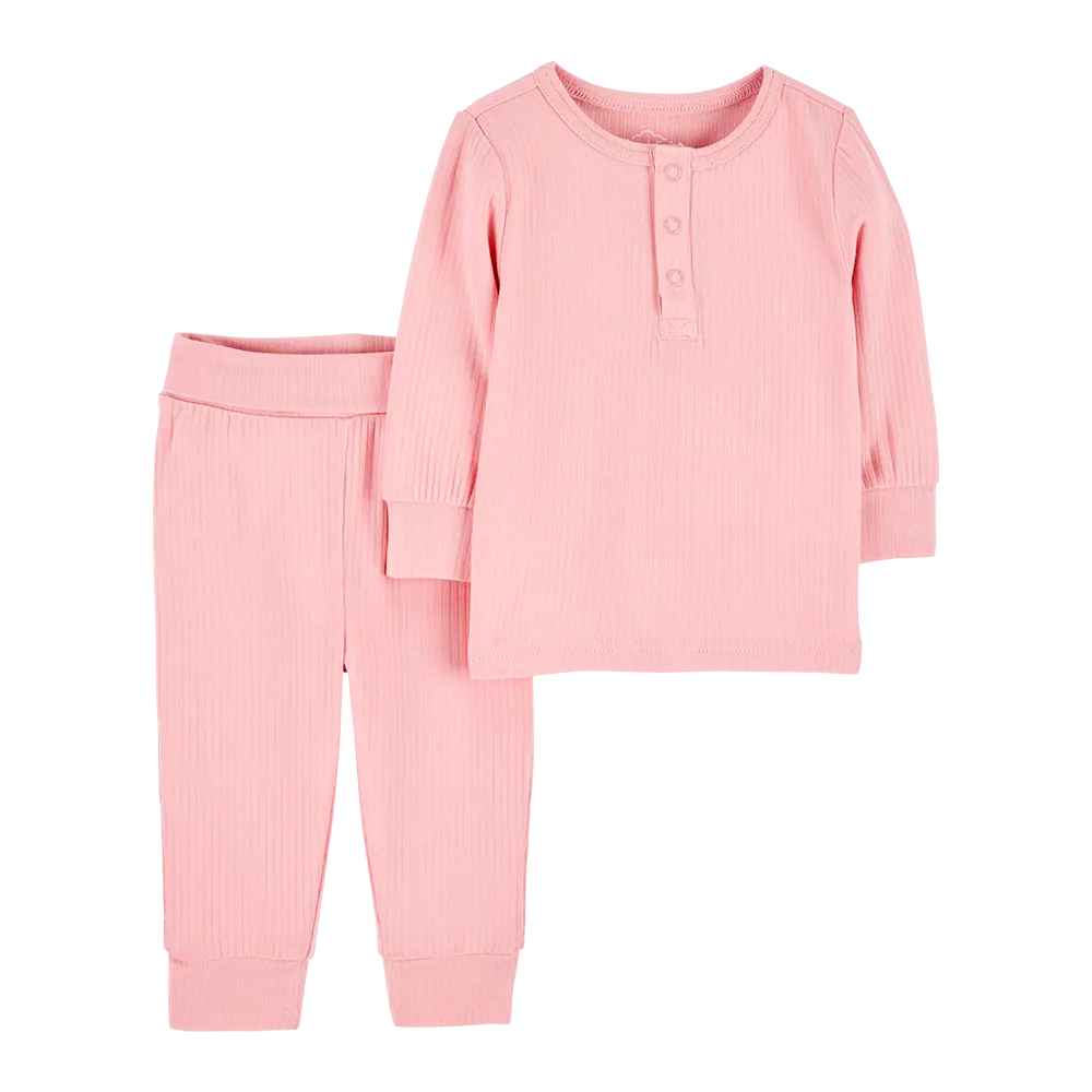 Ensemble 2 pièces PurelySoft bébé fille - Rose