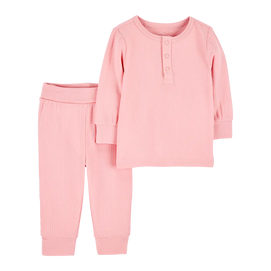 Ensemble 2 pièces PurelySoft bébé fille - Rose