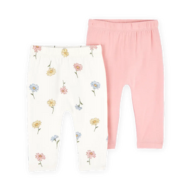 Lot de 2 pantalons PurelySoft bébé fille