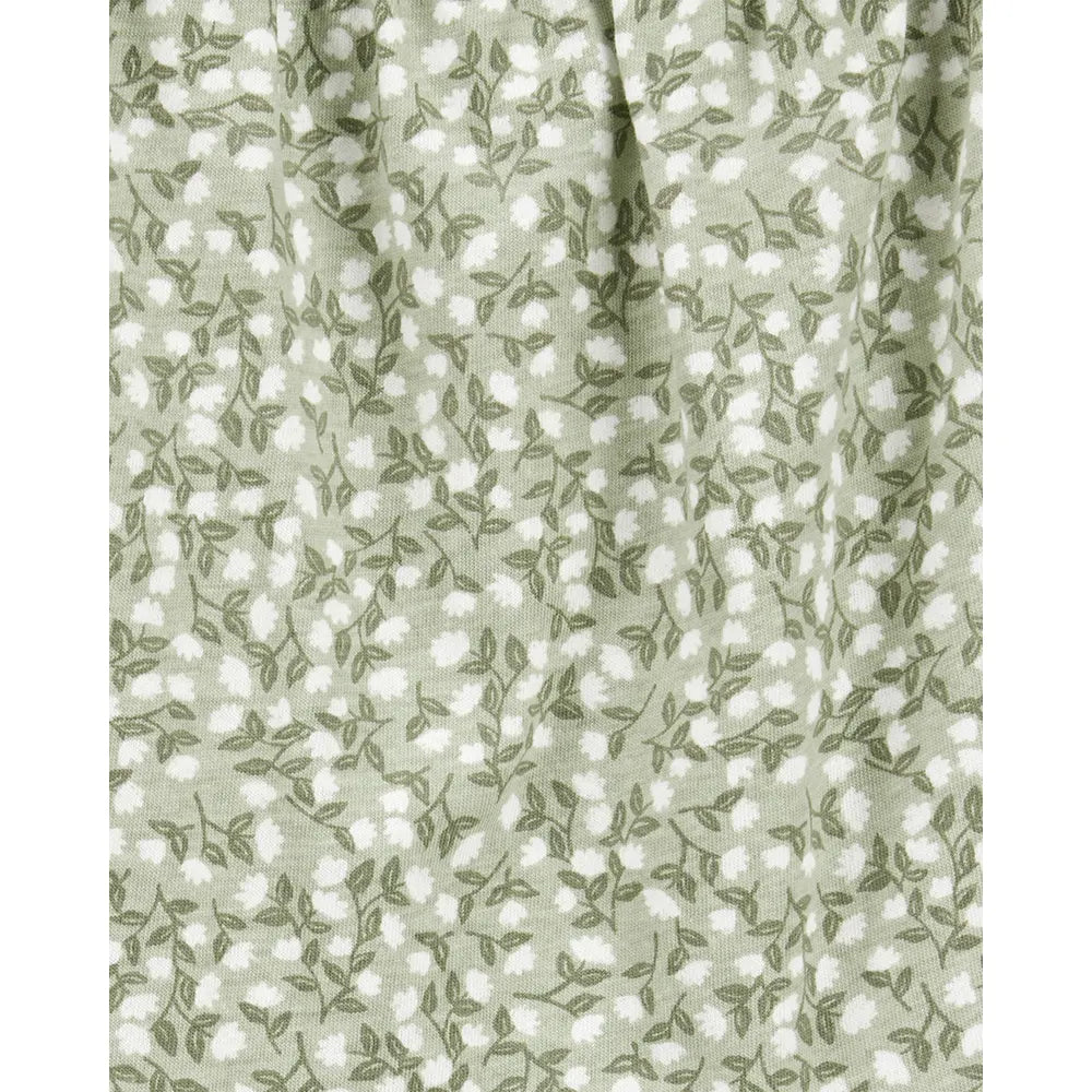 Carter's Baby Girl Bodysuit & Pants - Floral & Olive