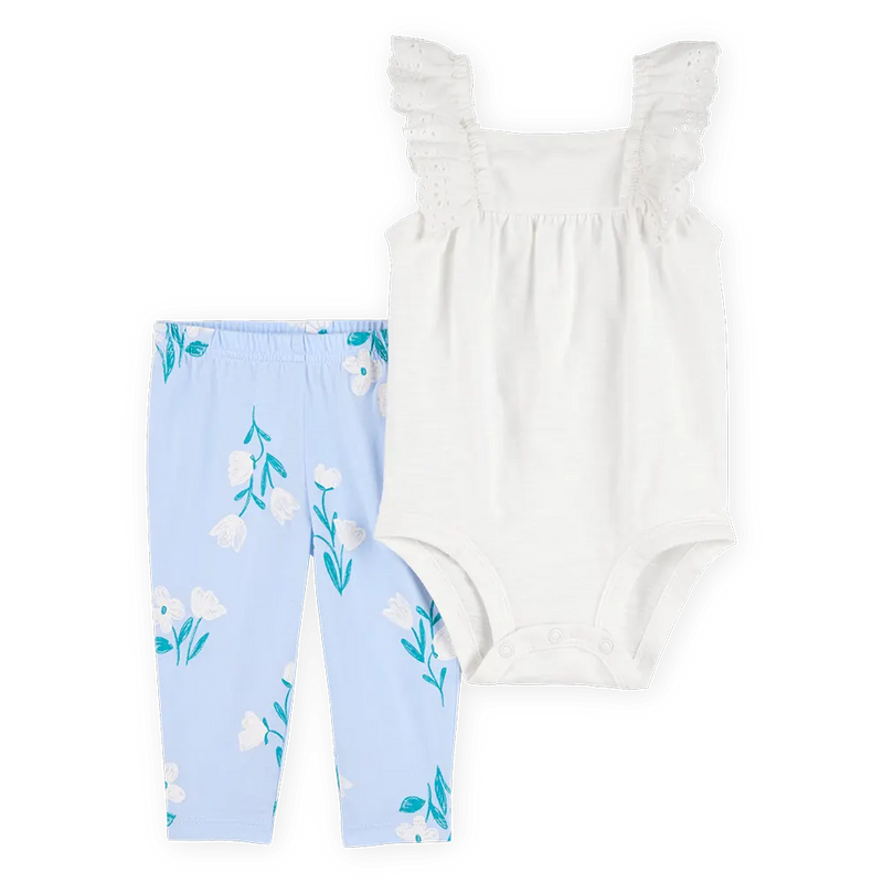 Carter's Baby Girl Bodysuit & Legging - Floral