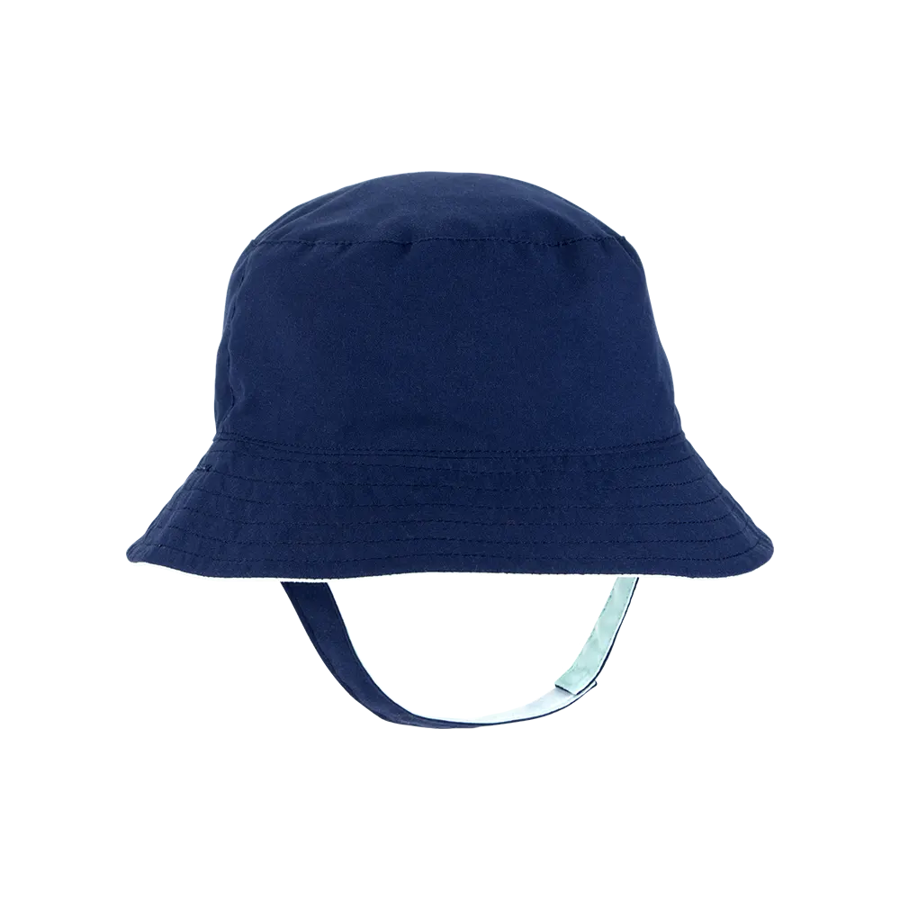 Chapeau de bain bob réversible bébé garçon - Bleu