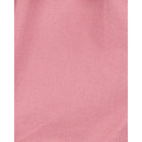 Baby Girl Sleeveless Canvas Romper - Pink