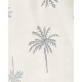 Carter's Baby Girl Cotton Romper - Palm Trees