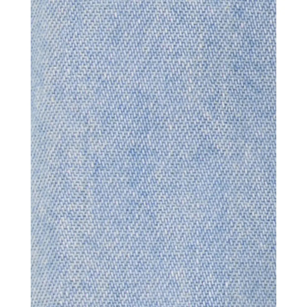 Carter's Baby Girl Ruffled Romper - Chambray