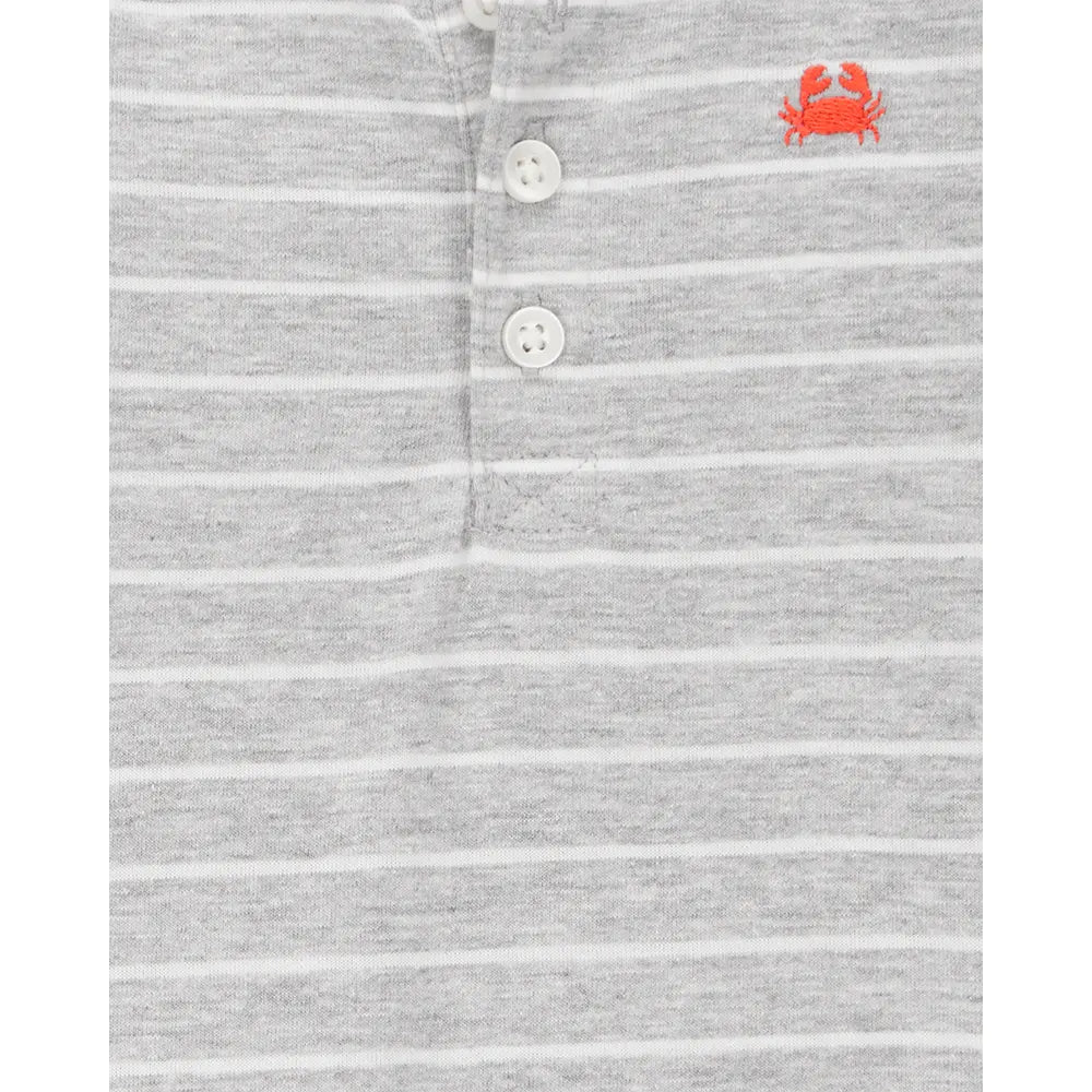 Ensemble body rayé et short bébé garçon