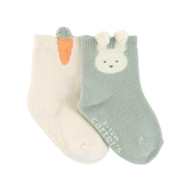 Lot de 2 paires de chaussons Pâques bébé