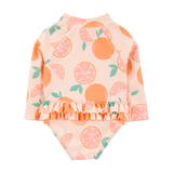 Traje de baño anti-UV para bebé niña Carter's - Naranja