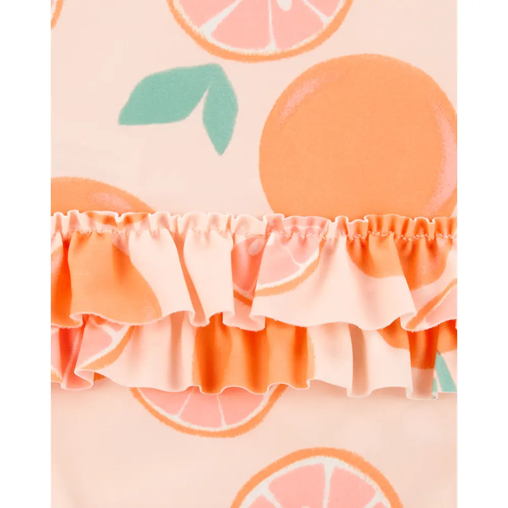 Traje de baño anti-UV para bebé niña Carter's - Naranja