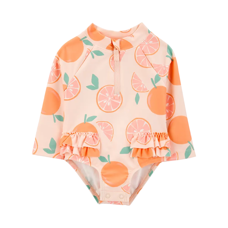 Maillot de Bain Anti-UV Bébé Fille Carter's - Orange
