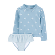 Ensemble maillot de bain anti-UV 2 pièces bébé fille