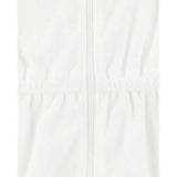 Carter's Baby Girl Hooded Swim Cover-Up - White