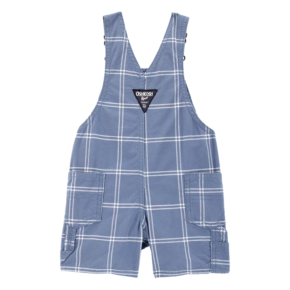 Salopette courte à carreaux bébé garçon - OshKosh