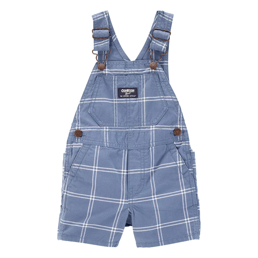 Salopette courte à carreaux bébé garçon - OshKosh