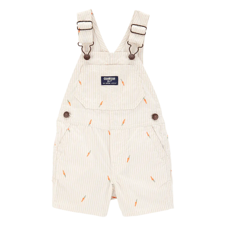 Salopette courte rayée carotte bébé garçon - OshKosh