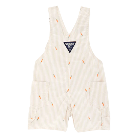 Salopette courte rayée carotte bébé garçon - OshKosh