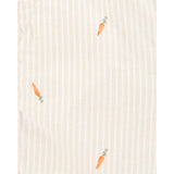 Salopette courte rayée carotte bébé garçon - OshKosh